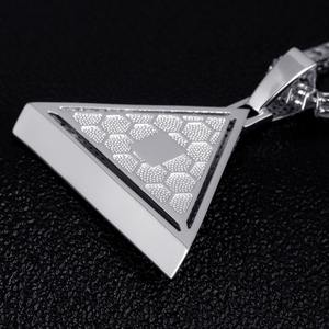 จี้สร้อยคอผู้ชายแบบฮิปฮอปประดับเพชรโมอิสซาไนต์รูปดวงตาแห่งฮอรัส ดีไซน์หรูหราเคลือบทองคำ - Product Image 4