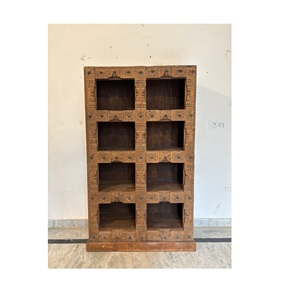 Modern Luxury Wooden Tier Storage Bookshelf Industrial Style Living Room Furniture <b>Solid</b> <b>Wood</b> High Quality - Product Image 1