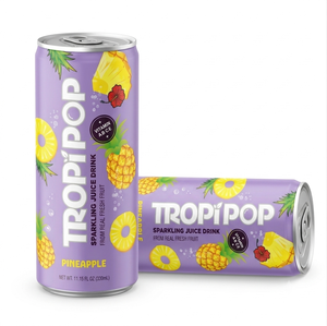 Bebida Carbonatada con Sabor a Piña Fresca de Alta Calidad OEM/Tan Do 330ml, Certificada HALAL, Vietnam Fruitful en Lata - Product Image 1