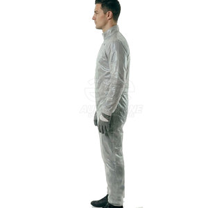 Combinaison de pluie de course de karting personnalisable, légère et imperméable, en polyester de haute qualité, à manches longues et sans coutures, avec fusion par thermocollage - Product Image 3