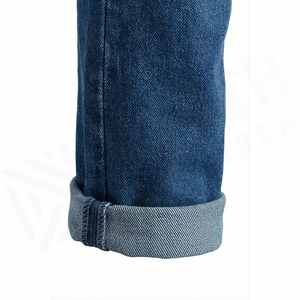 Pantalones Vaqueros de Mezclilla de Corte Recto y Ajustado para Hombre, Cintura Media, Estilo Casual, Lavado Regular, Temporada de Primavera, Color Azul - Product Image 6