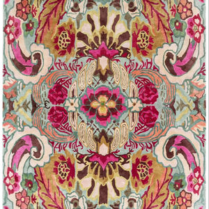 พรมขนสัตว์ลายดอกไม้สไตล์นามธรรมแบบทัฟท์ทำมือรุ่นใหม่ Katherine Carnaby Historia สำหรับห้องนั่งเล่น ปลอดภัยสำหรับสัตว์เลี้ยงและกันลื่น - Product Image 1