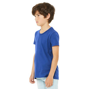 เสื้อยืดเด็กถักนิตติ้งสำหรับฤดูร้อน พิมพ์ลายดิจิตอลแบบนุ่ม ระบายอากาศได้ดี ขนาดเด็ก  รับผลิตตามแบบ (OEM) พร้อมสกรีนโลโก้ - Product Image 3