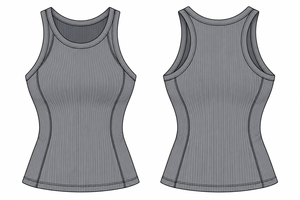 Women's <b>Sleeveless</b> Sports Tank <b>Top</b> Slim Fit Tennis & <b>Golf</b> Shirt Stylish and Elegant Activewear for Spring/Summer - Product Image 2