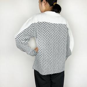 Pull en tricot épais pour femmes, automne et hiver, coton, service OEM ODM, vêtements pour femmes, pull décontracté, faible MOQ - Product Image 4