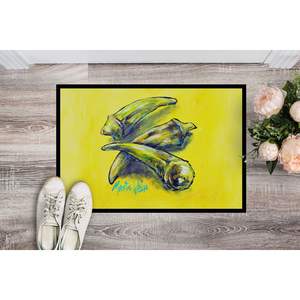 New 18H X 27W Three to Get Ready Okra Doormat Non-Slip Washable Low Pile Indoor and <b>Outdoor</b> Entryway <b>Rug</b> - Product Image 2