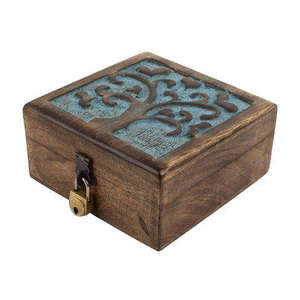Wooden <b>Box</b> Hand Carved Solid Mango Wood <b>Box</b> Wooden Jewelry <b>Box</b> for <b>Gifts</b> Wholesale Factory Sale at Best Price Wooden <b>Gift</b> <b>Box</b> - Product Image 2
