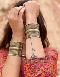 Brazalete de Moda Boho, Estilo Bohemio, Personalizado, Vintage, Chapado en Bronce Antiguo, para Fiesta, Unisex - Product Image 1