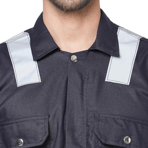Combinaison haute visibilité avec fermeture éclair sur le devant, imperméable, construction robuste, vêtements de sécurité, combinaison haute visibilité - Product Image 5