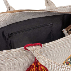 Bolsa Premium de Gran Capacidad, Fabricada con Lona de Algodón 100% Resistente, con Bolsillos, Reutilizable, a Precio Económico y con Servicio OEM - Product Image 5