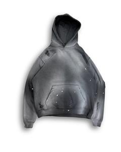 Sudadera con capucha de alta calidad, estilo streetwear, oversize, de algodón grueso, con lavado vintage y efecto ácido, lisa, de forro polar técnico - Product Image 1