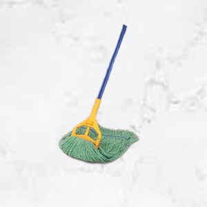 Mopa de Secado Rápido KSR Premium Verde, Diseño Reutilizable de Alta Calidad con Sistema de Escurrido Eficiente de 4 Lados y Banda Azul Resistente de 2 Pulgadas - Product Image 3