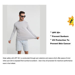 Vente en gros de sweat à capuche de pêche unisexe haute performance, séchage rapide, imperméable, respirant, protection UV, en polyester uni et soie glacée UPF pour la pêche - Product Image 3