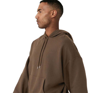 Sudaderas con Capucha Extra Grandes para Hombre, de Felpa 100% Algodón, Ecológicas, para Invierno, con Logotipo Personalizado Bordado, Colores Personalizados, Lisas, al por Mayor - Product Image 3