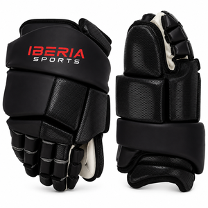 Gants de lacrosse IBERIA Premium en PU |   Gants de protection sportifs rembourrés pour hommes et femmes - Product Image 1