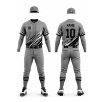 Uniformes de Béisbol y Sóftbol Personalizados al por Mayor de Alta Calidad, Transpirables, Antibacterianos, de Secado Rápido, 100% Poliéster