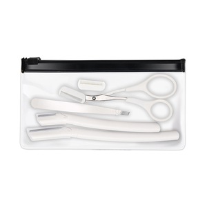 Foldable Eyebrow <b>Trimmer</b> Set with Scissors Razor and Tweezers for Women Brow Grooming - Product Image 5