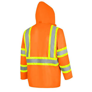 Combinaison de pluie imperméable imprimée en polyester UPF 50 pour hommes, vêtements de travail, veste et pantalon de pluie, ensemble de sécurité industrielle - Product Image 5