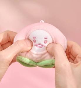 Pelota Antiestrés BTS BT21 Peach Holic, CD de Música K-Pop, Plástico y Papel, Idioma Coreano, Todas las Edades, Modelo KR BW-154, Coleccionable - Product Image 4