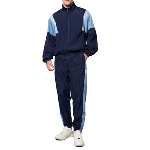 Conjunto Deportivo Personalizado al por Mayor, Chaqueta con Cremallera y Pantalones, 100% Nailon, Impresión por Sublimación, Ropa Deportiva para Hombre - Product Image 1