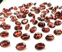 Pierre précieuse naturelle de grenat rouge AAA+ de formes variées, 4mm-10mm, certifiée par un tiers, effet de jeu de couleurs, modèle FF pour bijoutiers 85, pour la fabrication de bijoux