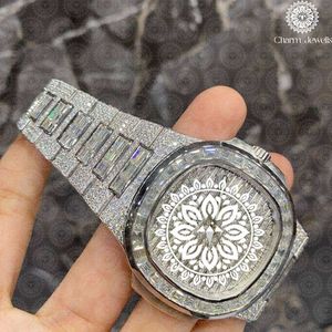 Montre de Luxe Femme Charm_Jewels en Acier Inoxydable avec Cristaux, Boîtier Tonneau 38mm, Quartz Analogique, Bracelet, Bijou Tendance - Product Image 4