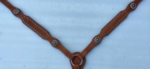 Al por mayor: Pechopetral de cuero artesanal estilo western para equitación de barriles, senderismo y ocio, grabado, personalizable en color, logotipo y diseño. - Product Image 3