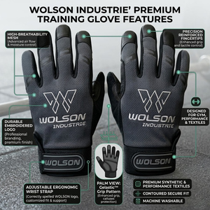 Cross Fit Training <b>Half</b> Finger Gloves Breathable Anti <b>Slip</b> Grip Workout Fitness Training Support Gloves for Daily Exercise Activ - Product Image 1