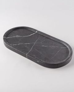 ถาดเสิร์ฟหินอ่อนพรีเมียม ทนทาน ดีไซน์หรูหรา ปรับแต่งได้ สไตล์คันทรี สำหรับโต๊ะอาหารอพาร์ทเมนท์ทันสมัย โต๊ะกาแฟ - Product Image 3