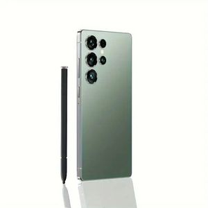 Smartphone S25 Ultra 5G, écran HD 6,8 pouces, téléphone portable déverrouillé, batterie 6000 mAh, stylet intégré, 8+256 Go, Android 14, reconnaissance faciale + empreintes digitales - Product Image 1