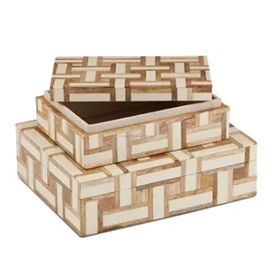 Resin <b>Wood</b> Rectangle <b>Box</b> Storage Organizer Decorative Multipurpose <b>Keepsake</b> Jewelry Gift <b>Box</b> for Vanity Desk Boxes Wholesale - Product Image 2