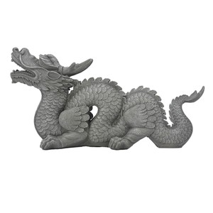 Sculpture de dragon traditionnelle asiatique en pierre sculptée à la main Aqdus Saleem, écologique, pour table, vente en gros, Moradabad, Inde - Product Image 1