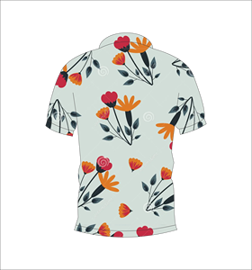 เสื้อโปโลพิมพ์ลายดอกไม้แบบกำหนดเอง แขนสั้น สวมใส่สบาย เหมาะสำหรับกอล์ฟ เทนนิส ชุดทีมฤดูร้อน - Product Image 6