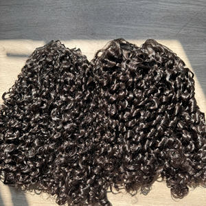 100% Virgen Raw Vietnamita Trama de cabello Jerry Curl Color natural Suave Super Calidad Extensiones de cabello humano Rápido - Product Image 3