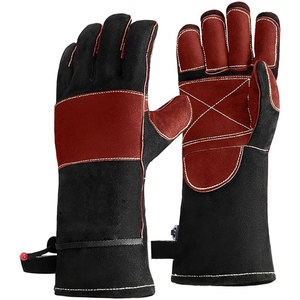 Gants de sécurité pour soudeurs TIG/MIG industriels, résistants, en cuir et Kevlar, protection contre les éclaboussures de métal fondu, personnalisables, professionnels - Product Image 1