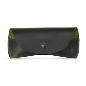 Handstitched Handmade Luxury Genuine Leather Protective Eyewear Cover Sunglasses Sleeve Wholesale LGC-0028 - Product Image 1
