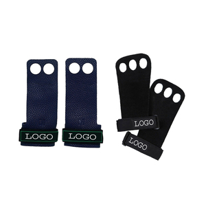 ที่รัดข้อมือหนังแบบ High Bar Grip พร้อมตัวล็อคแบบ Hook & Loop ปรับได้ สำหรับยกน้ำหนัก ป้องกันฝ่ามือ ใช้ได้ทั้งชายและหญิง ป้องกันขั้นพื้นฐาน - Product Image 4