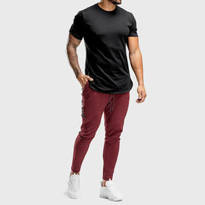 Camisetas de Verano para Hombre de Alta Calidad, Corte Ajustado, Dobladillo Curvo, 100% Algodón, Manga Corta, Secado Rápido, Transpirables - Product Image 3