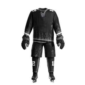 Servicio OEM, Uniforme de Hockey sobre Hielo Hecho en Pakistán para Unisex, Personalizado, 100% Poliéster, Tejido Suave Ecológico, Cálido y Ligero - Product Image 2