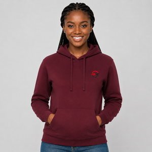 Sweat à capuche pour femme de qualité supérieure, logo imprimé personnalisé, molleton de coton doux, respirant, écologique, sweat à capuche décontracté pour femme - Product Image 1