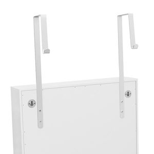 Mensola Flottante Nera con Quadrati Intrecciati in Legno e Materiale PC per Camera da Letto, Bagno, Soggiorno, Ufficio, Arredamento Casa, Mobili da Parete - Product Image 5