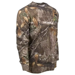Men Performance Outdoor Hunting Wear T-Shirt Logo Sublimation Long Sleeve Hunting Shirts Sun Protection Custom - Product Image 5