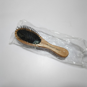 Brosse combinée en bois double face pour chiens et chats, adoucit le pelage, élimine les poils morts et la saleté, type laser, lisseur - Product Image 6