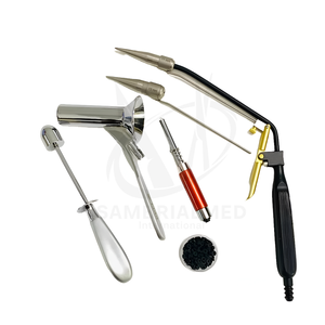 Anoscope/Proctoscope manuel Kelly avec lumière + Ligateur à aspiration pour hémorroïdes + 100 anneaux en silicone Instruments chirurgicaux rectaux - Product Image 1