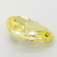 Diamante Suelto IGI Certificado, Color Amarillo Intenso, Excelente Brillo para Joyería, Alta Calidad, Cultivado en Laboratorio, Alto Brillo, Tipo CVD 2A