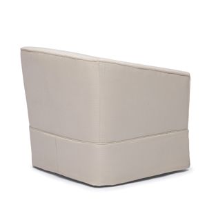 Poltrona Girevole Earl in Lino con Braccioli per Soggiorno, Comoda ed Elegante - Product Image 5