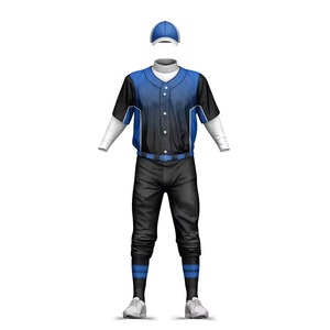 Custom OEM Service Latest Design Regular Fit <b>Men</b> Baseball Uniform Sportswear Heat-Transfer Sublimated Baseball Uniform Sets <b>Men</b> - Product Image 2
