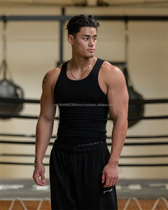 Débardeurs de sport pour hommes en coton spandex personnalisés pour la musculation et l'entraînement athlétique 2023 - Product Image 4