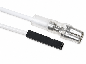 Op maat gemaakte 2-pins JST-connector kabel met vrouwelijke spade-aansluiting, duurzame elektrische bedrading voor industriële apparatuur - Product Image 1
