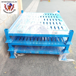 Cages en treillis métallique en acier inoxydable, boîte à palette pliable, protection contre la corrosion, multi-niveaux, taille personnalisée, cage en treillis métallique industrielle - Product Image 6